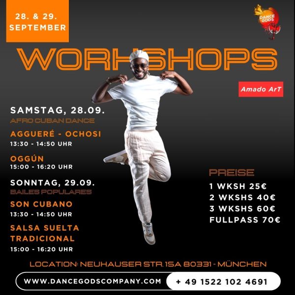 Workshops - SA, 28 September und SO, 29. September